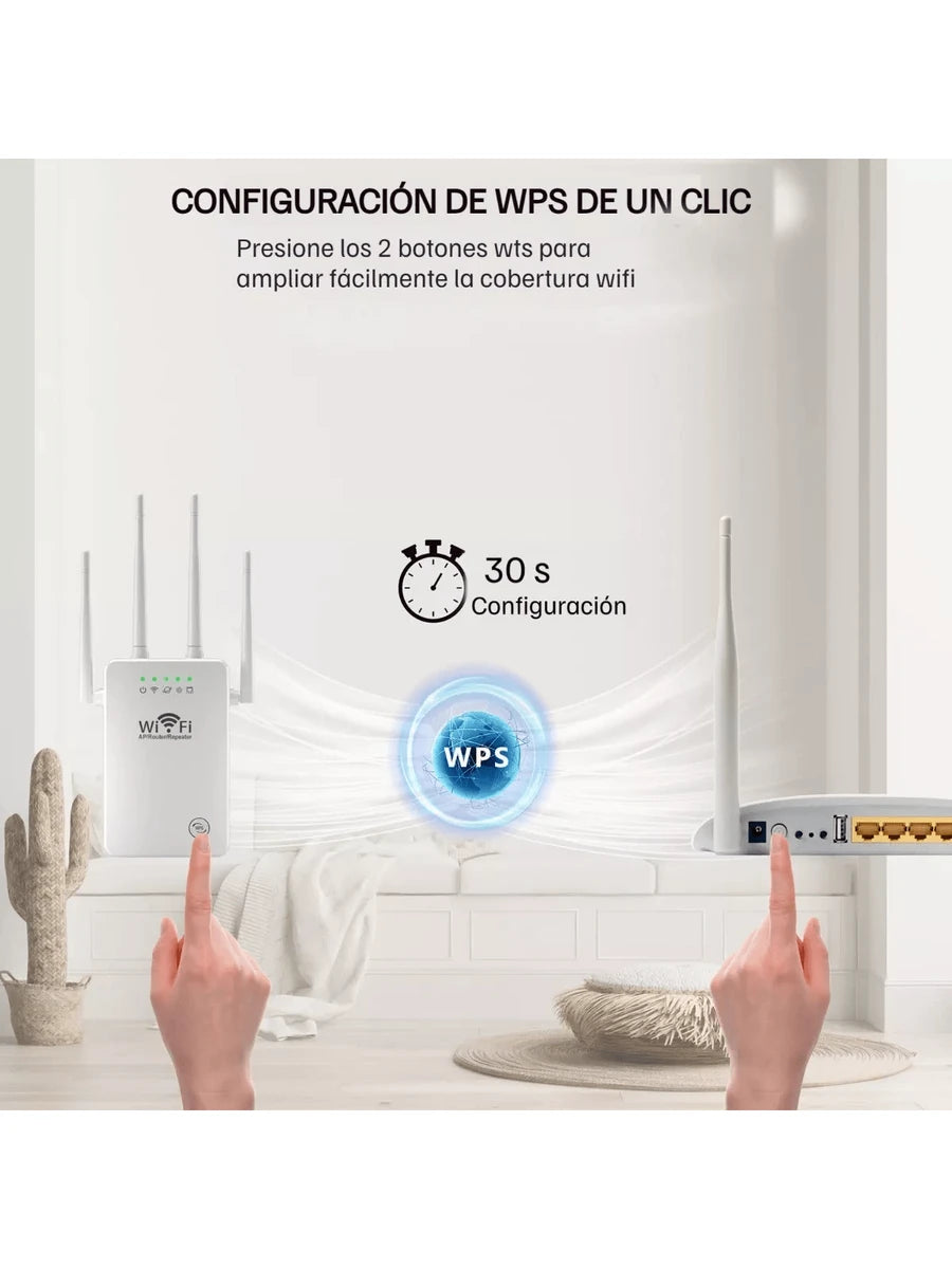 Amplificador de señal WiFi para el hogar