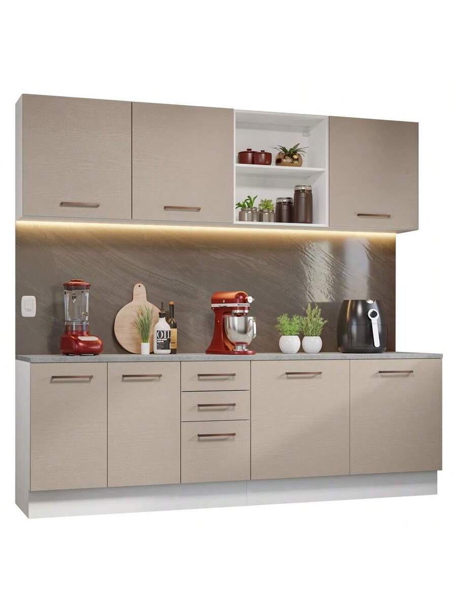 Cocina Integral Completa Modular Madesa Agata 240cm