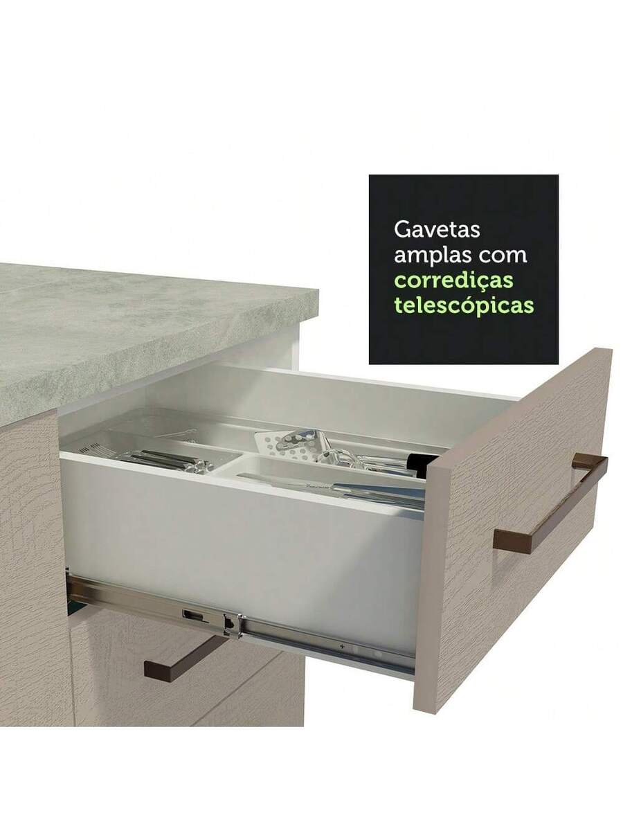 Cocina Integral Completa Modular Madesa Agata 240cm