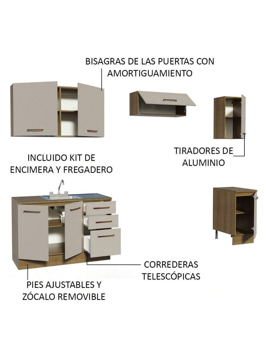 Cocina Integral Modular Luna