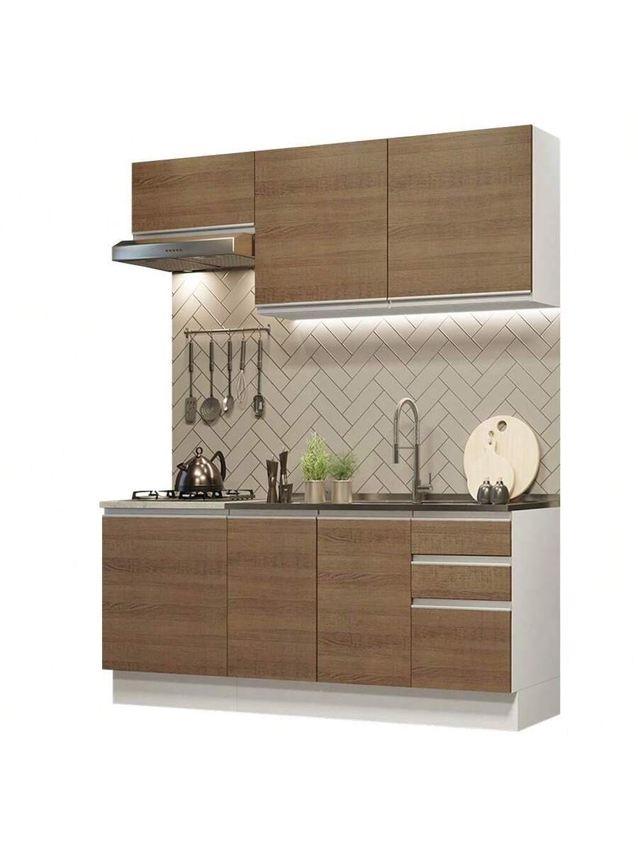 Cocina Integral Madesa Glamy Sin Encimera 180cm