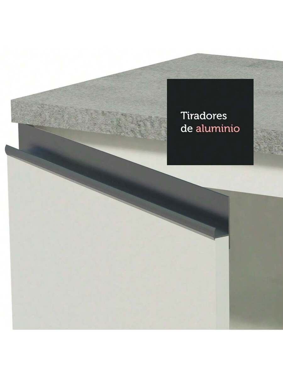 Cocina Integral Madesa Glamy Sin Tarja 120 Cm
