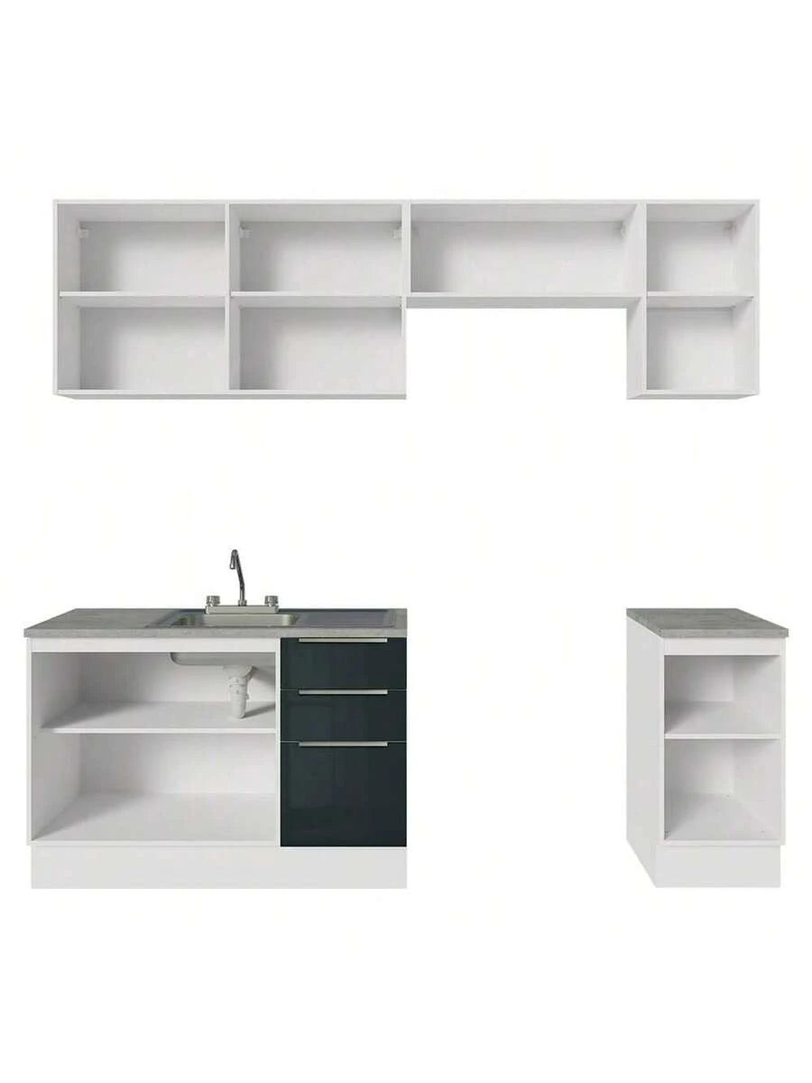 Cocina Integral Modular Luna Madesa 240cm