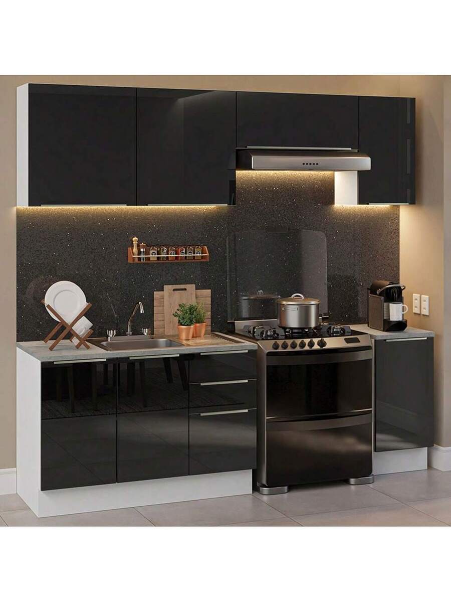 Cocina Integral Modular Luna Madesa 240cm