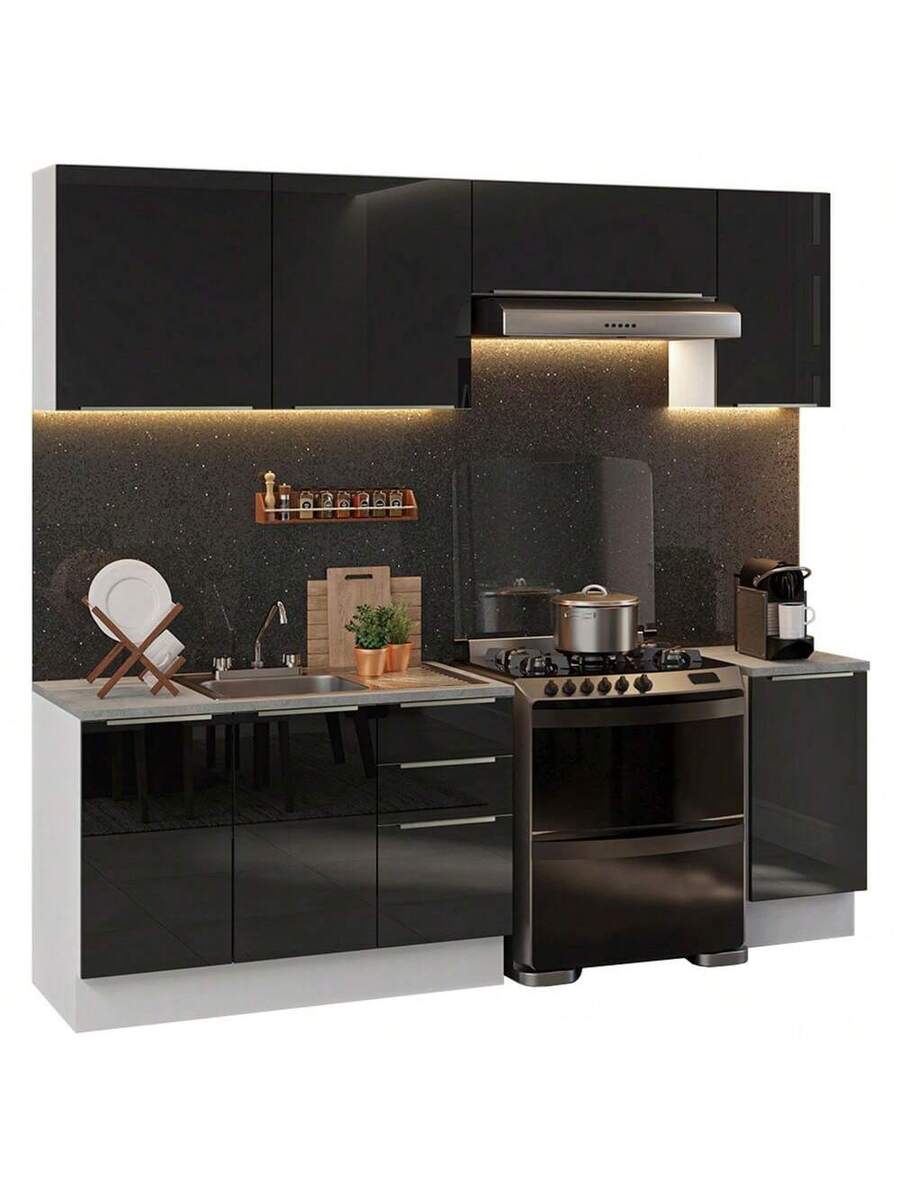 Cocina Integral Modular Luna Madesa 240cm