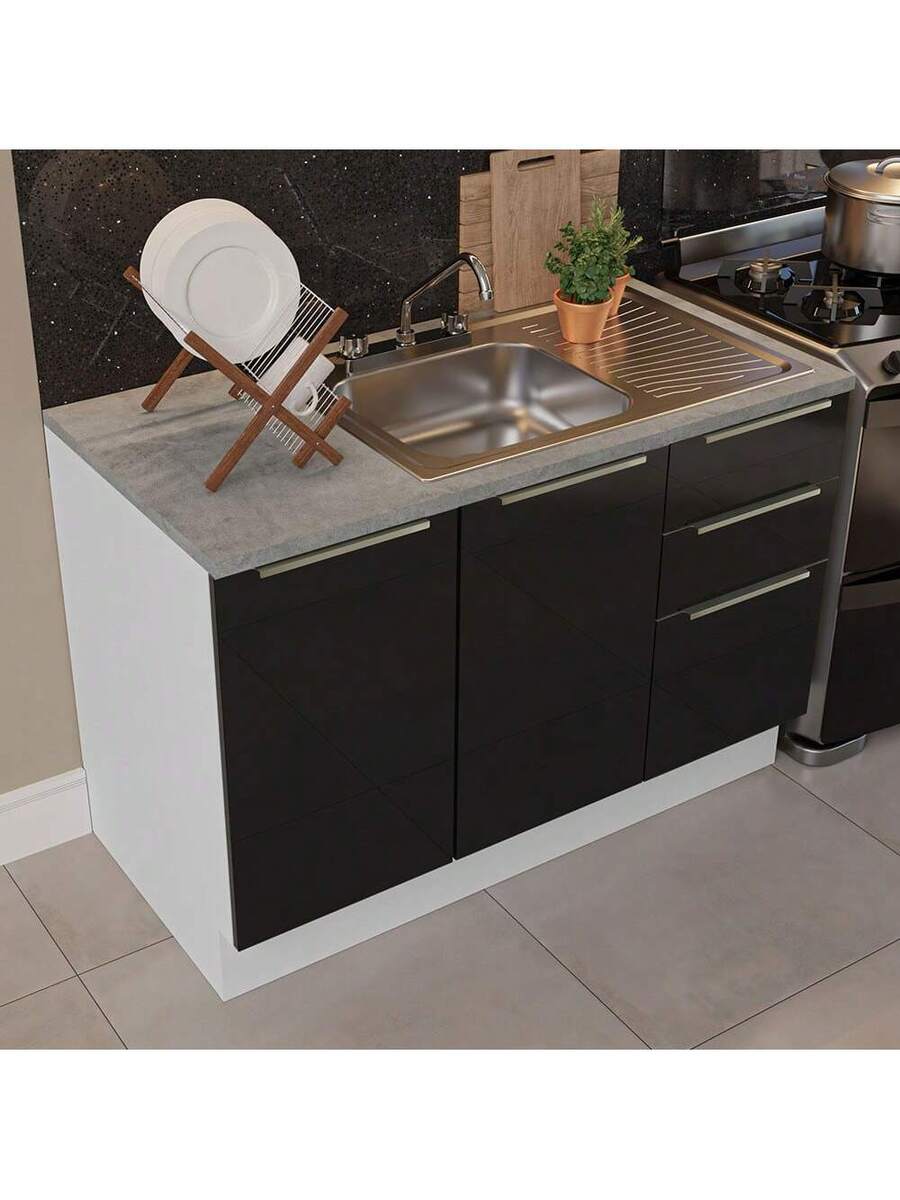 Cocina Integral Modular Luna Madesa 240cm