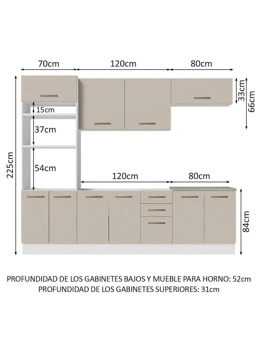 Cocina integral Madesa Agata