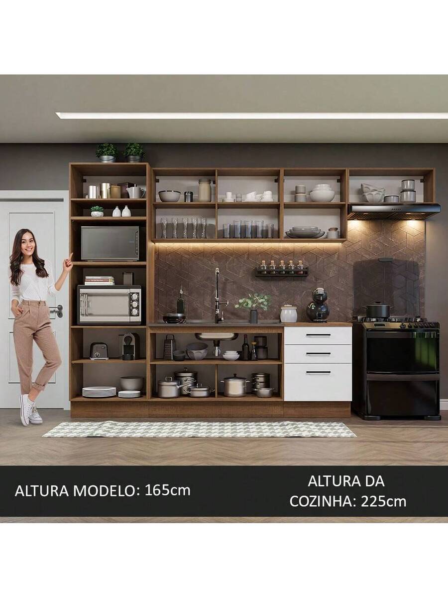 Cocina Integral 330cm Agata Madesa