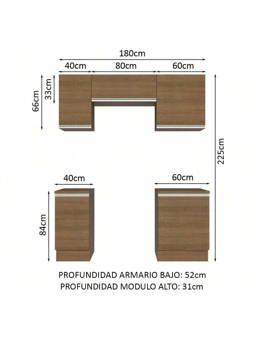 Cocina Integral 180cm