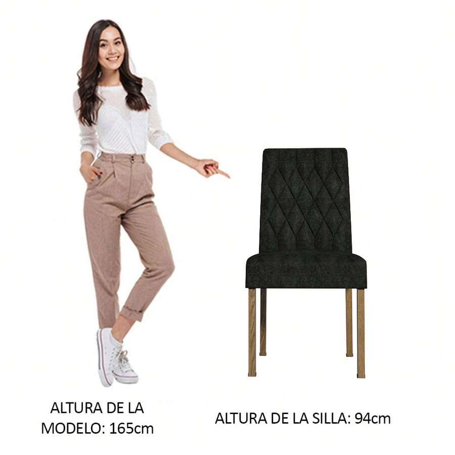 Juego 2 Sillas De Comedor