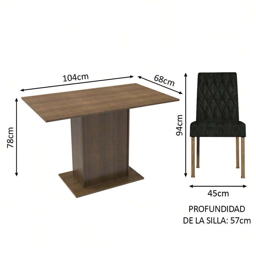 Juego De Comedor Con Mesa