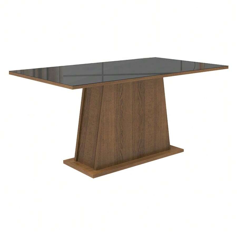 Juego de comedor mesa de vidrio