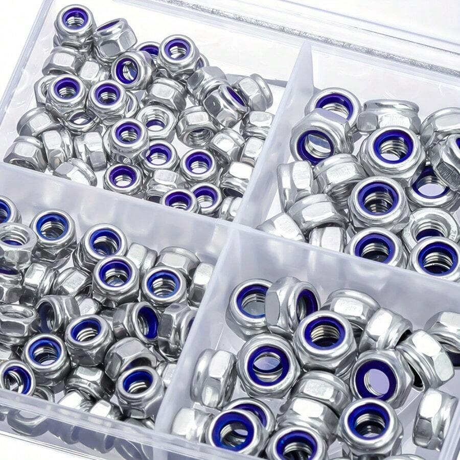 Tuercas autoblocantes de nailon antideslizantes M4/M5/M6