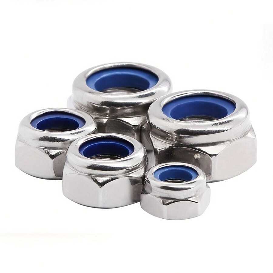 Tuercas autoblocantes de nailon antideslizantes M4/M5/M6