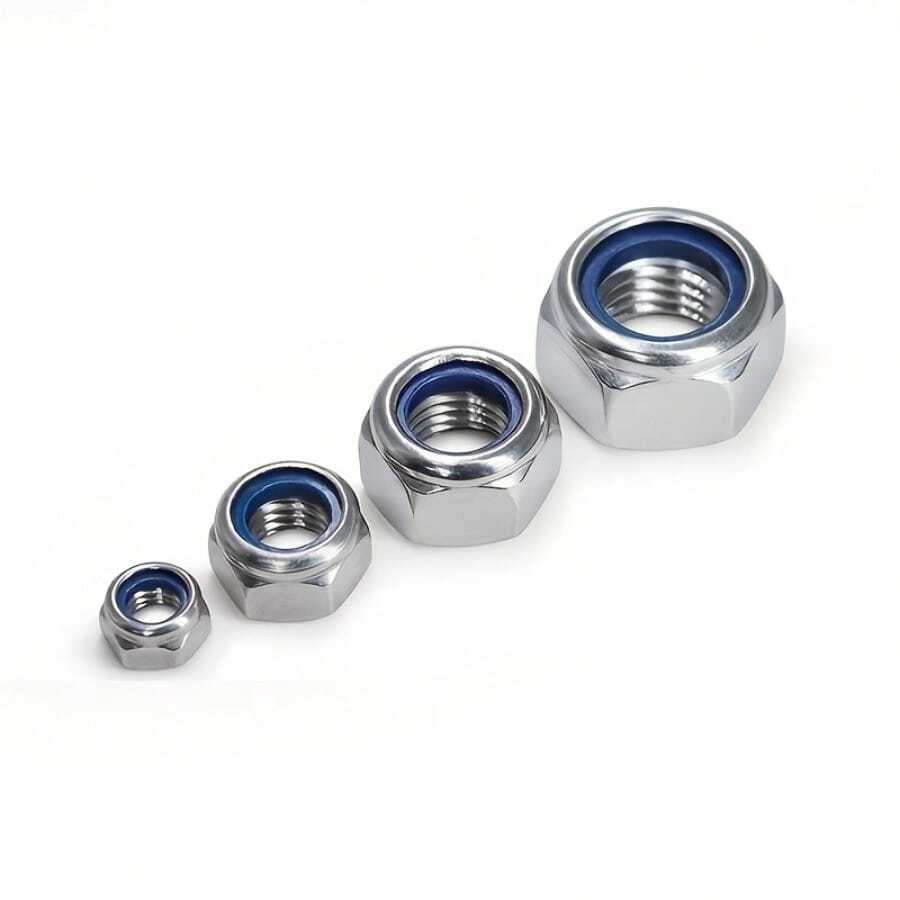 Tuercas autoblocantes de nailon antideslizantes M4/M5/M6