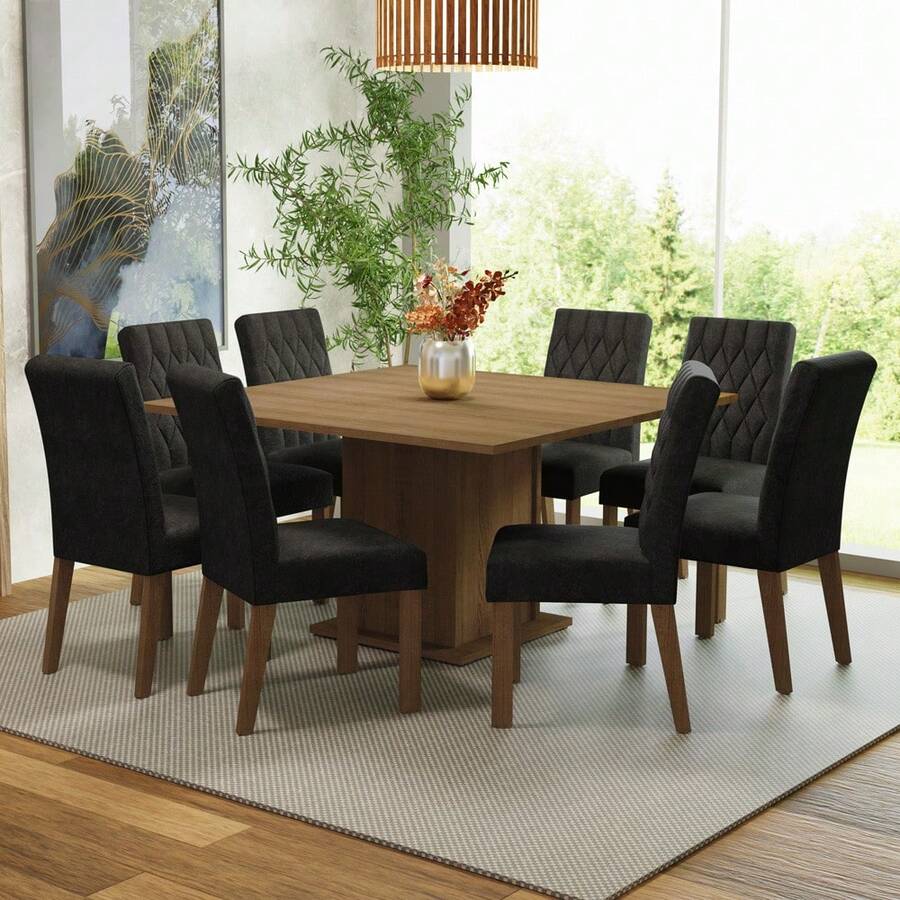 Juego De Comedor Con Mesa Y 8 Sillas