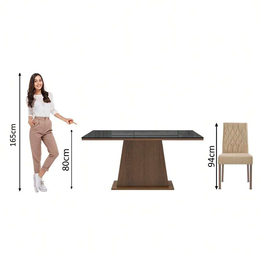 Juego De Comedor Con Mesa Y 4 Sillas