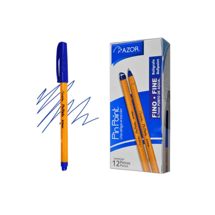 Bolígrafo Azor Pin Point 0.7mm