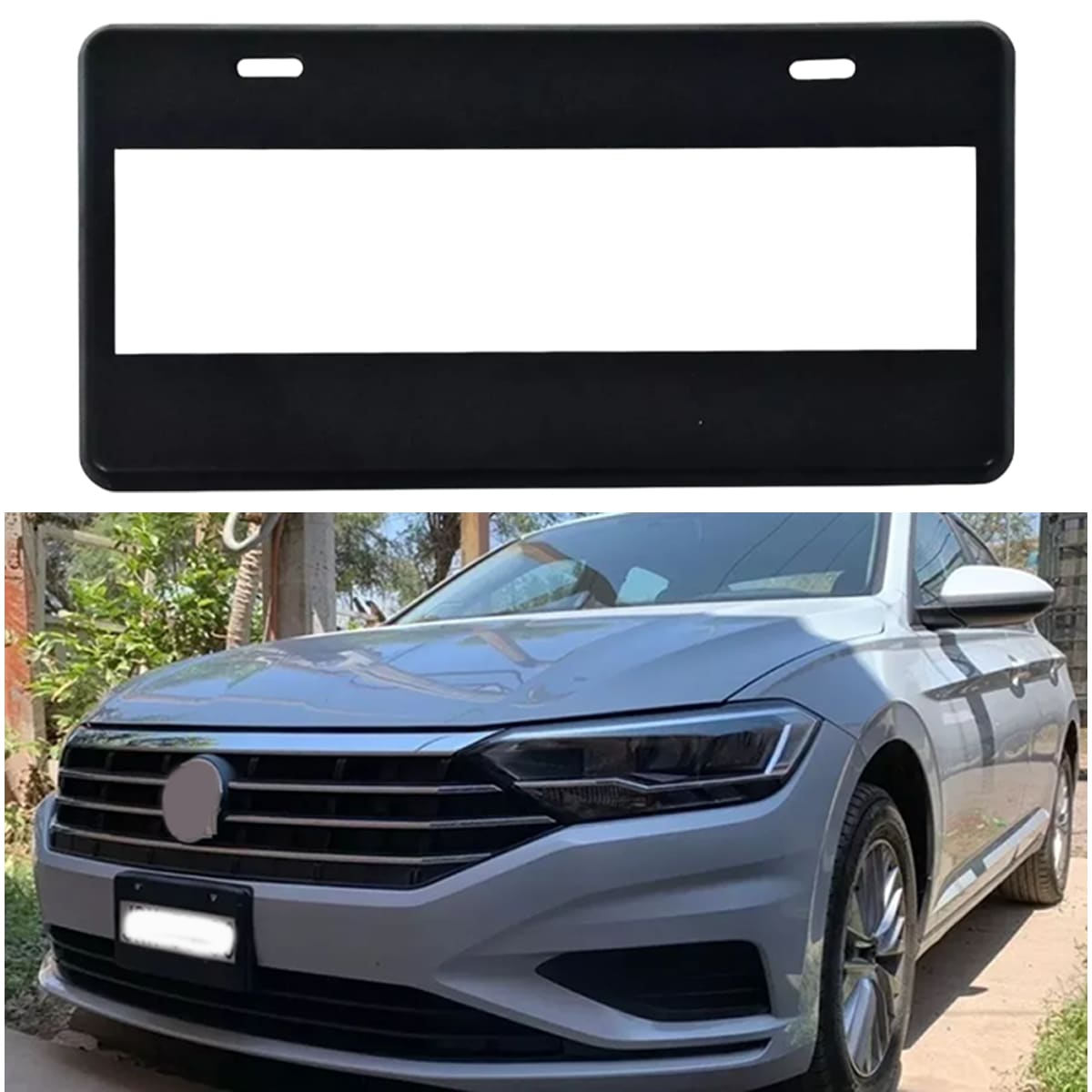 Porta Placas Juego 2 Piezas Tipo Europeo Universal