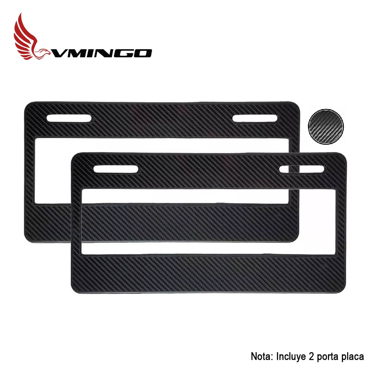 Porta Placas Juego 2 Piezas Tipo Europeo Universal
