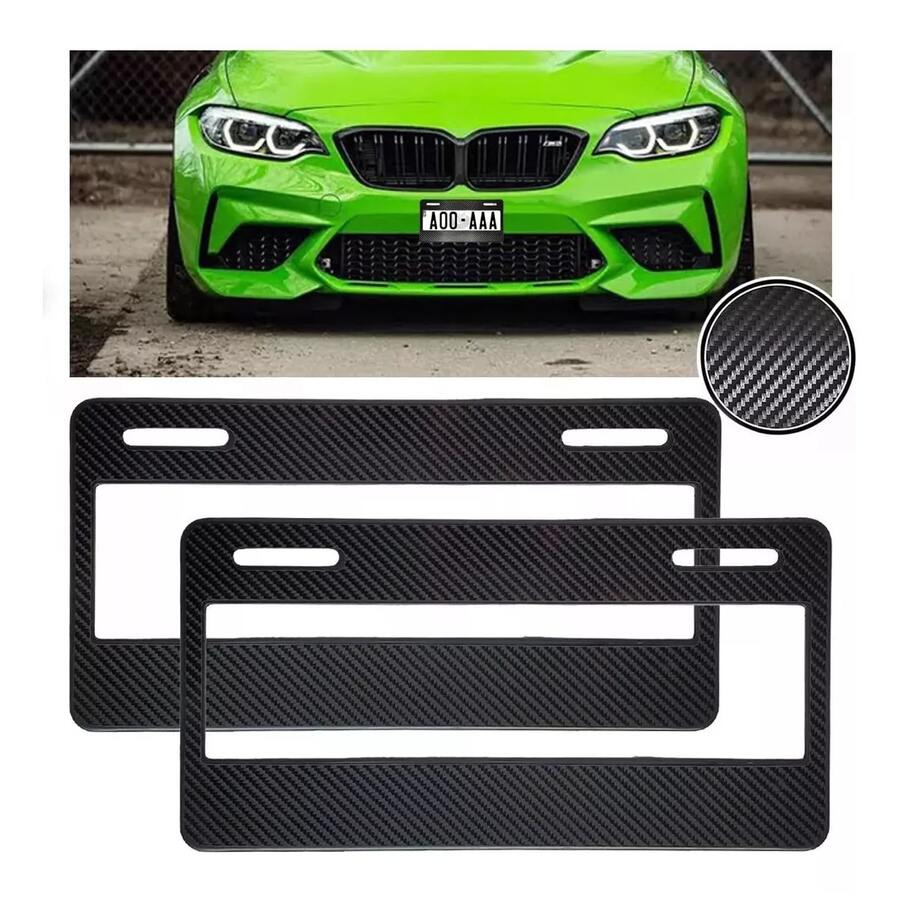 Porta Placas Juego 2 Piezas Tipo Europeo Universal