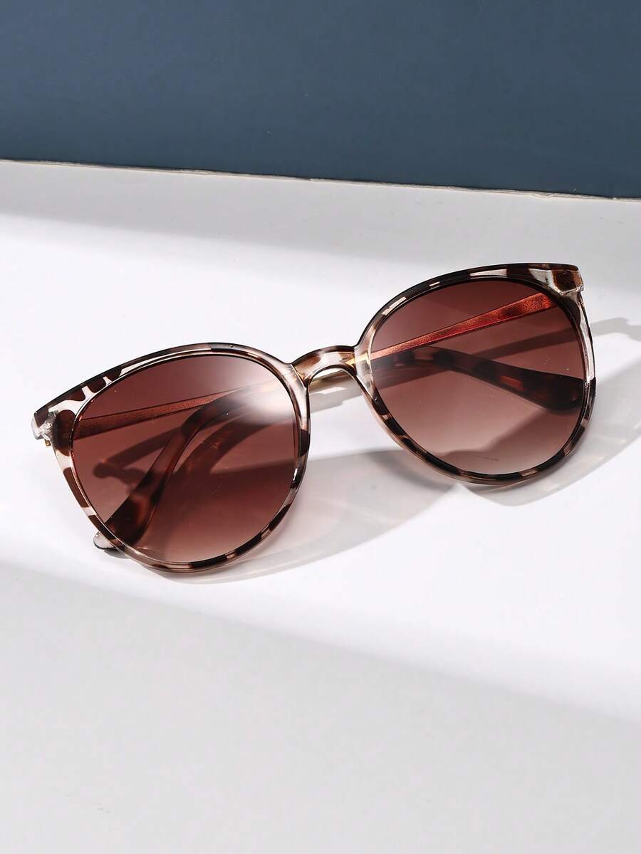 gafas de sol unisex retro de metal redondas