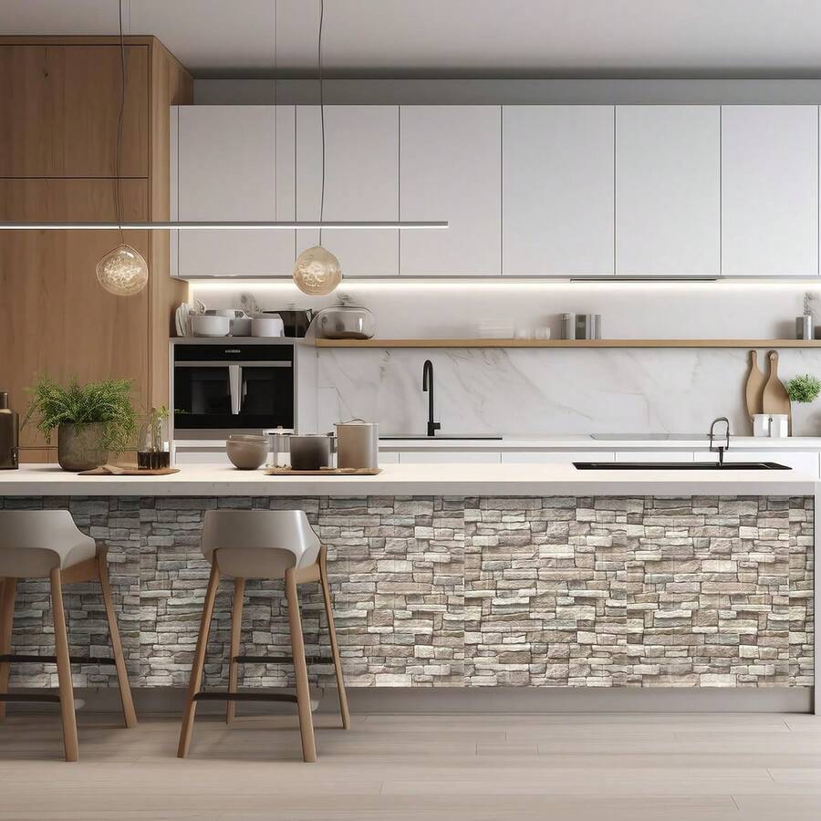 20 paneles de pared 3D para despegar y pegar