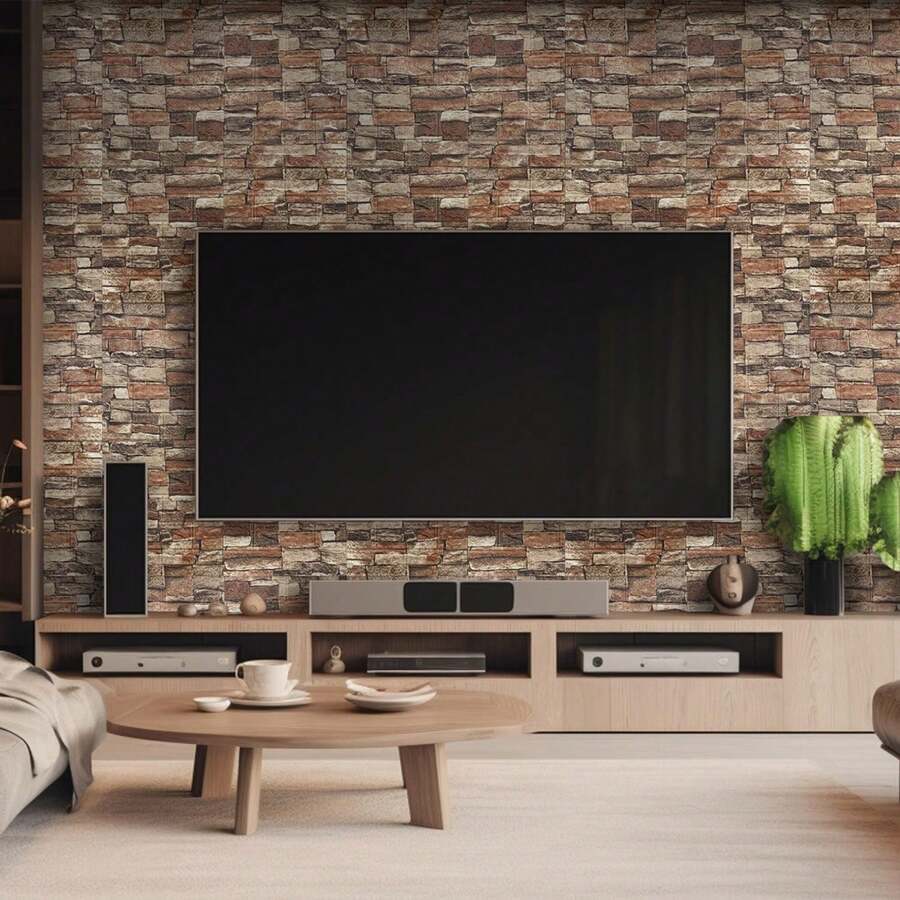 20 paneles de pared 3D para despegar y pegar