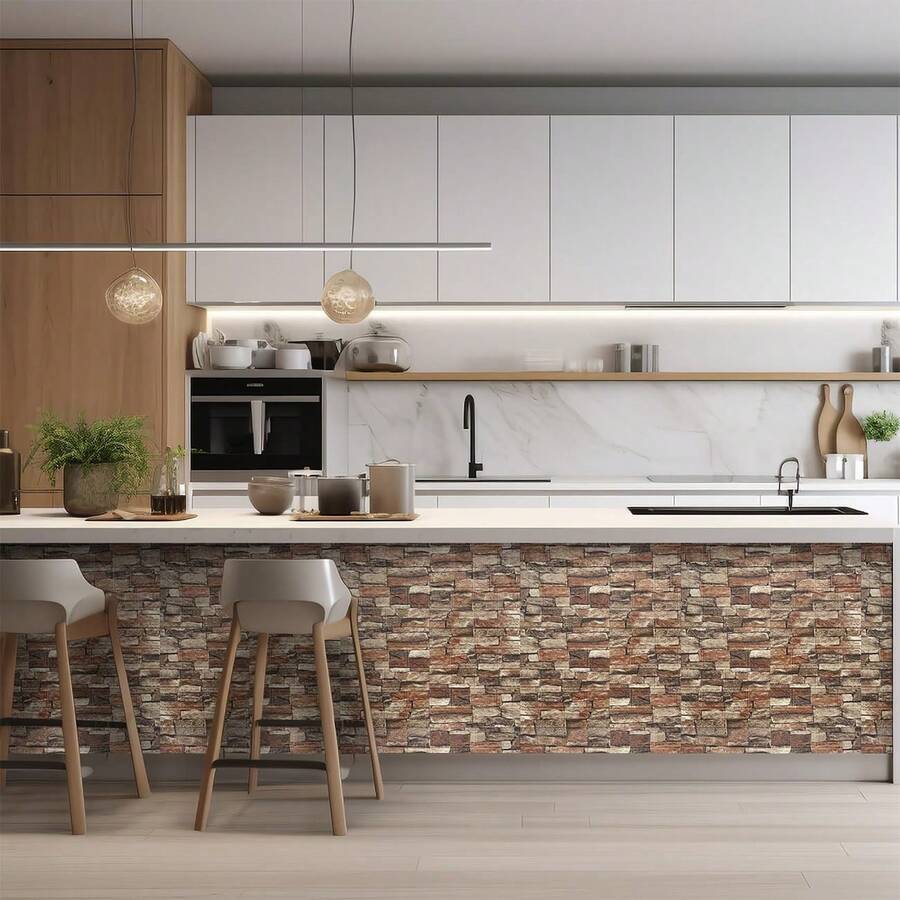 20 paneles de pared 3D para despegar y pegar