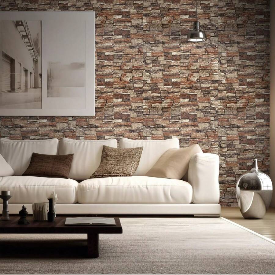 20 paneles de pared 3D para despegar y pegar
