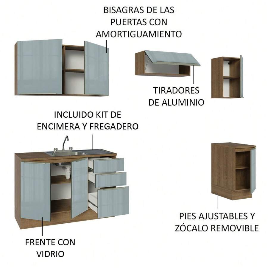 Cocina Integral Modular Luna Madesa