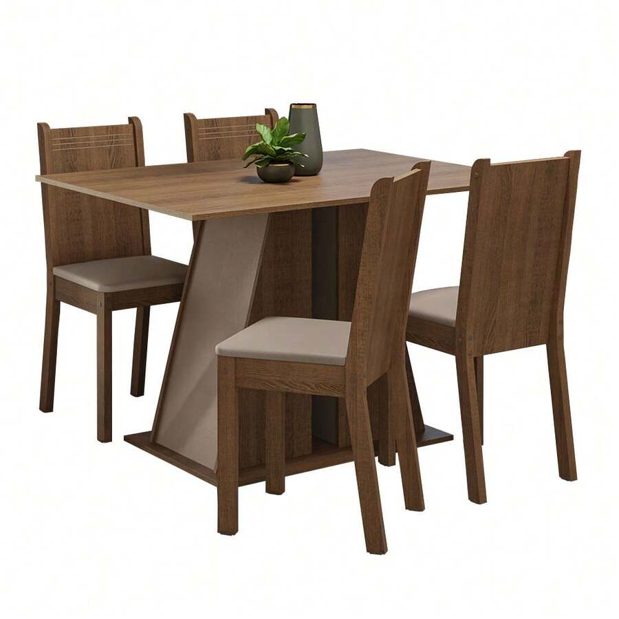 Juego de Comedor Mesa y 4 Sillas