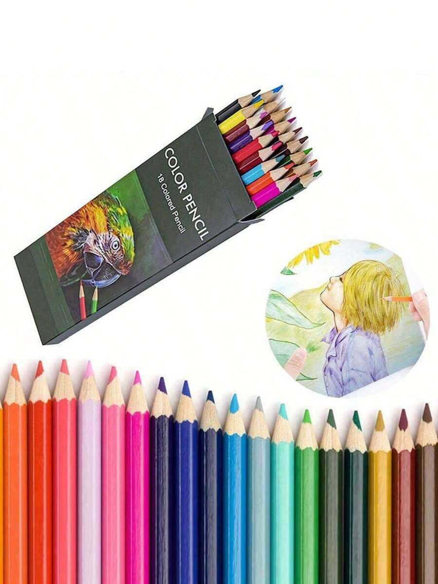 Juego de 12-72 lápices de colores vibrantes de núcleo suave