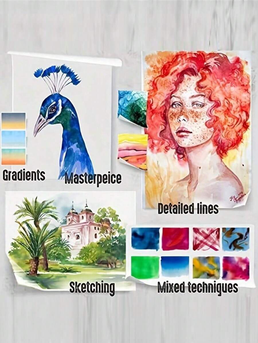 Juego de 12-72 lápices de colores vibrantes de núcleo suave