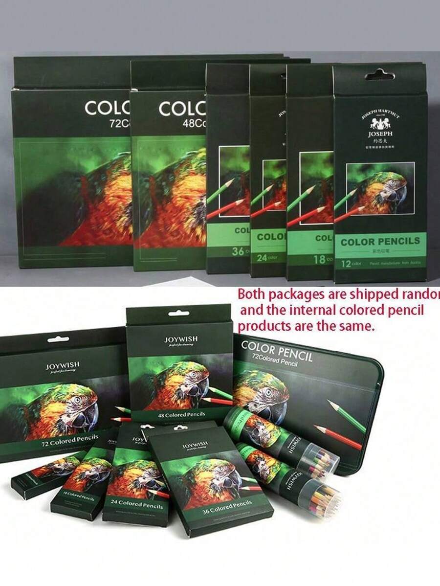 Juego de 12-72 lápices de colores vibrantes de núcleo suave