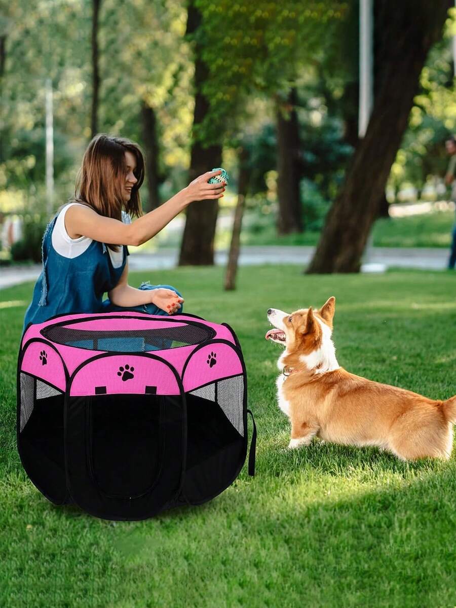 Casa Corral Para Mascotas Perros