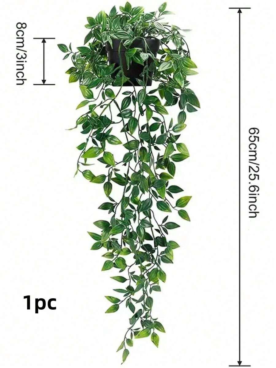 Plantas artificiales, Plantas en maceta colgantes