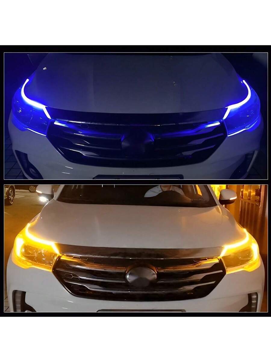 60cm Par Tira Led Drl Flexible Direccional Secuencial Auto/Moto Universal