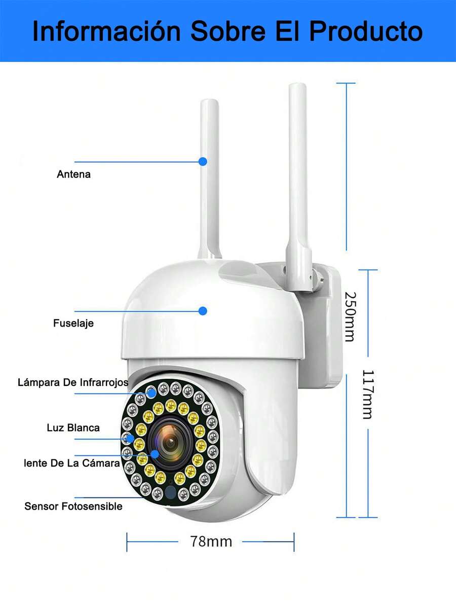 Cámara domo de seguridad