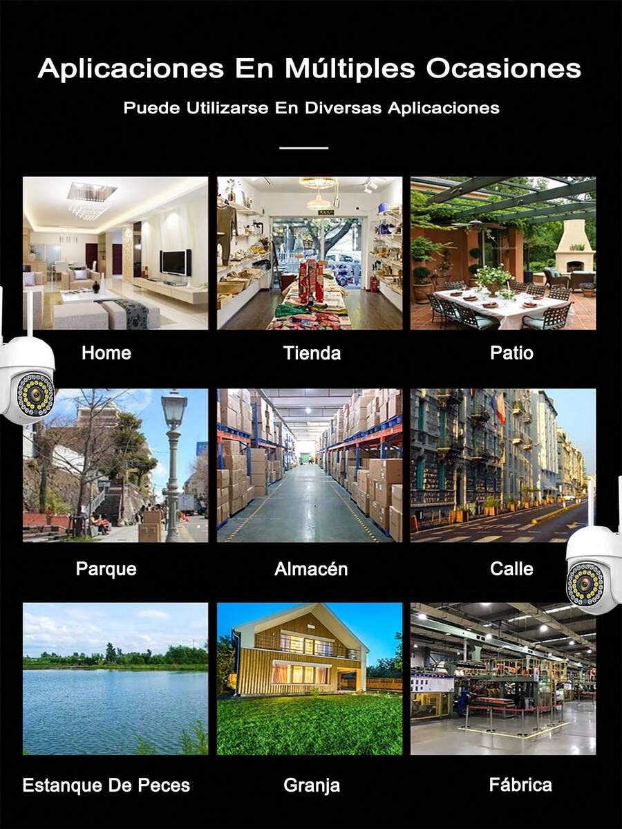 Cámara domo de seguridad