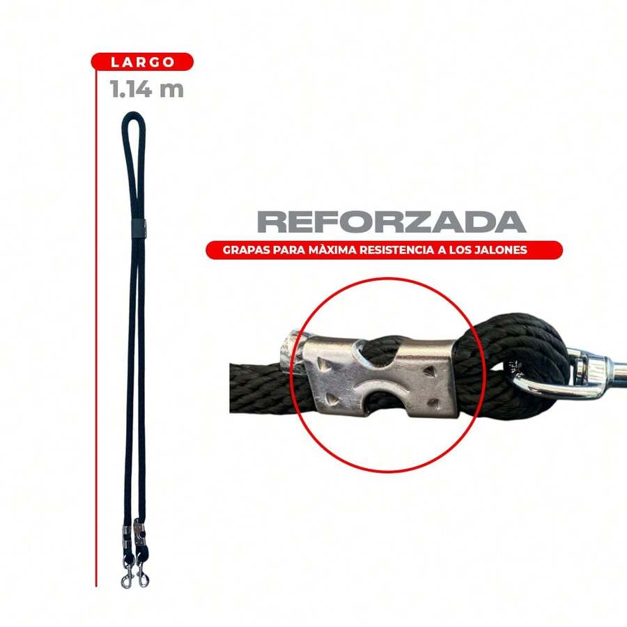Rienda para Caballo Reforzada con Bandolas de Fácil Colocación Adaptable a Cualquier Freno Roja, Azul, Negra y Cafe