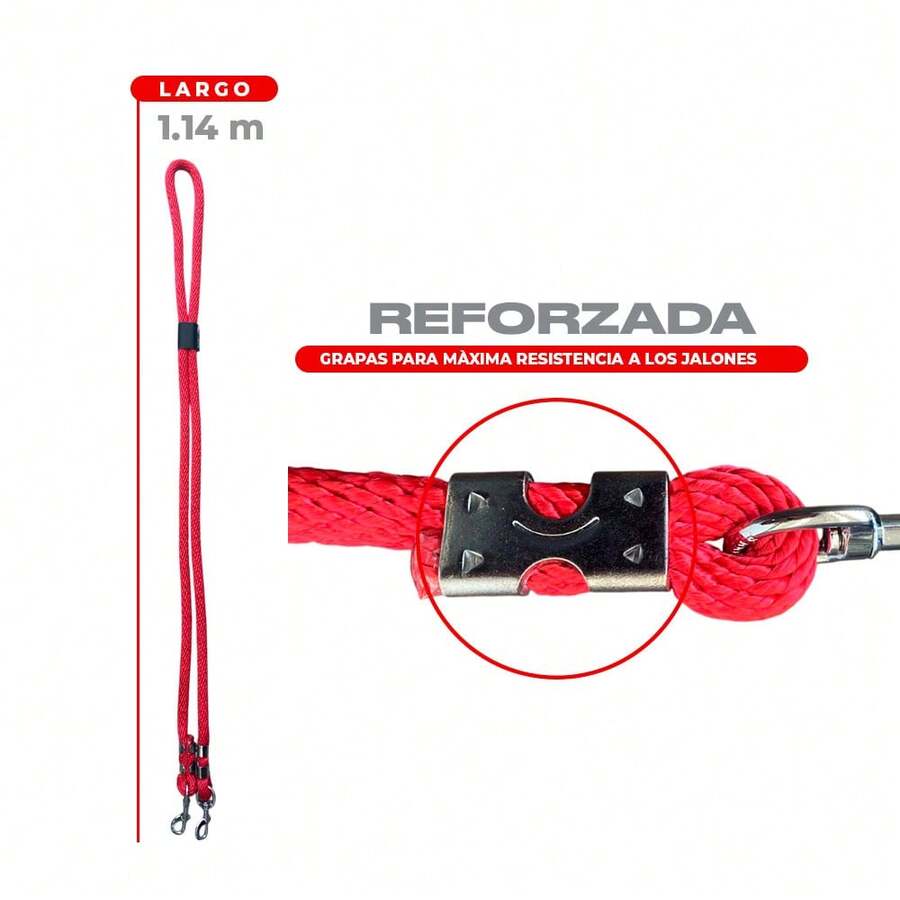Rienda para Caballo Reforzada con Bandolas de Fácil Colocación Adaptable a Cualquier Freno Roja, Azul, Negra y Cafe