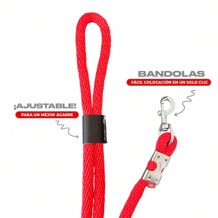 Rienda para Caballo Reforzada con Bandolas de Fácil Colocación Adaptable a Cualquier Freno Roja, Azul, Negra y Cafe