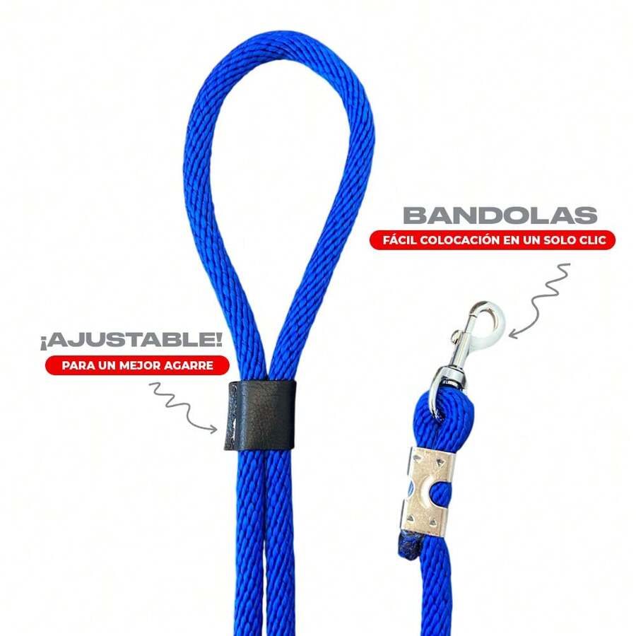 Rienda para Caballo Reforzada con Bandolas de Fácil Colocación Adaptable a Cualquier Freno Roja, Azul, Negra y Cafe