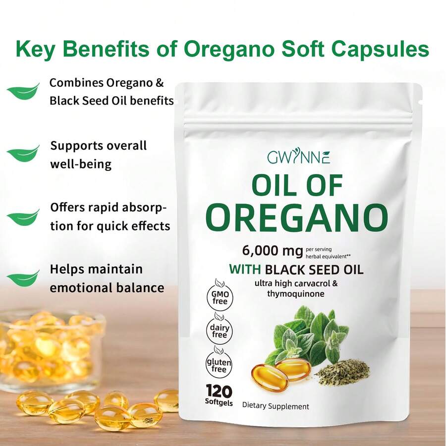 Cápsulas Oil Of Oregano blandas