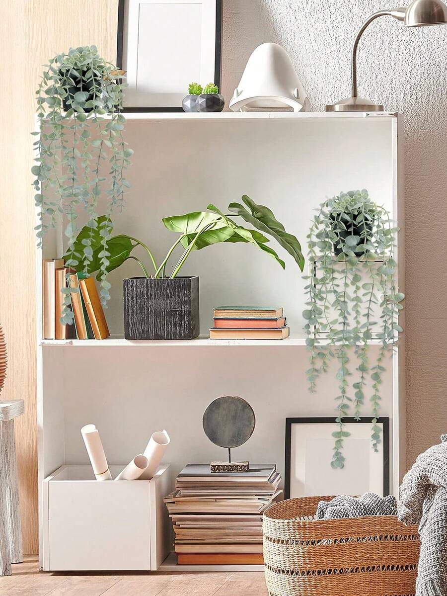 Plantas artificiales, Plantas en maceta colgantes