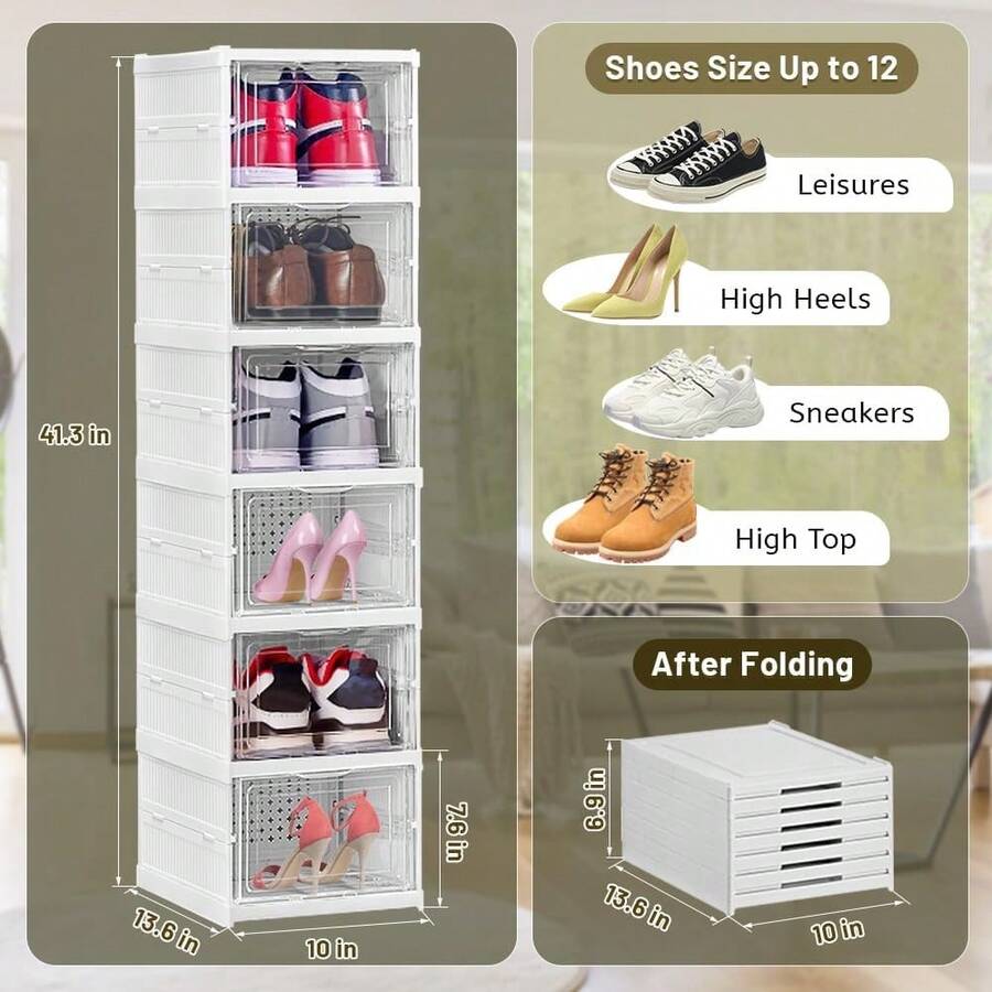 Organizador de Zapatos, 6 Niveles