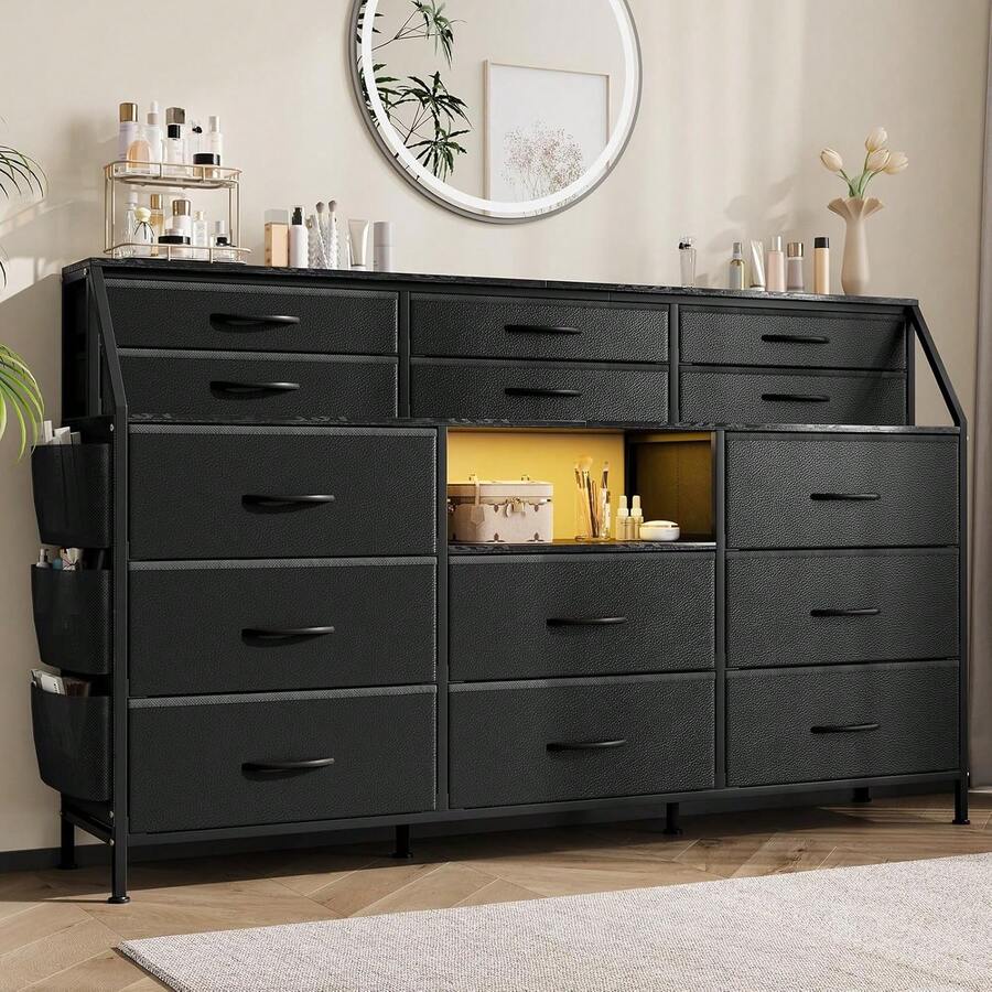 Cómoda para dormitorio con 14 cajones