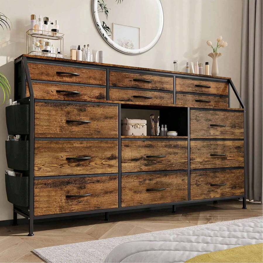 Cómoda para dormitorio con 14 cajones