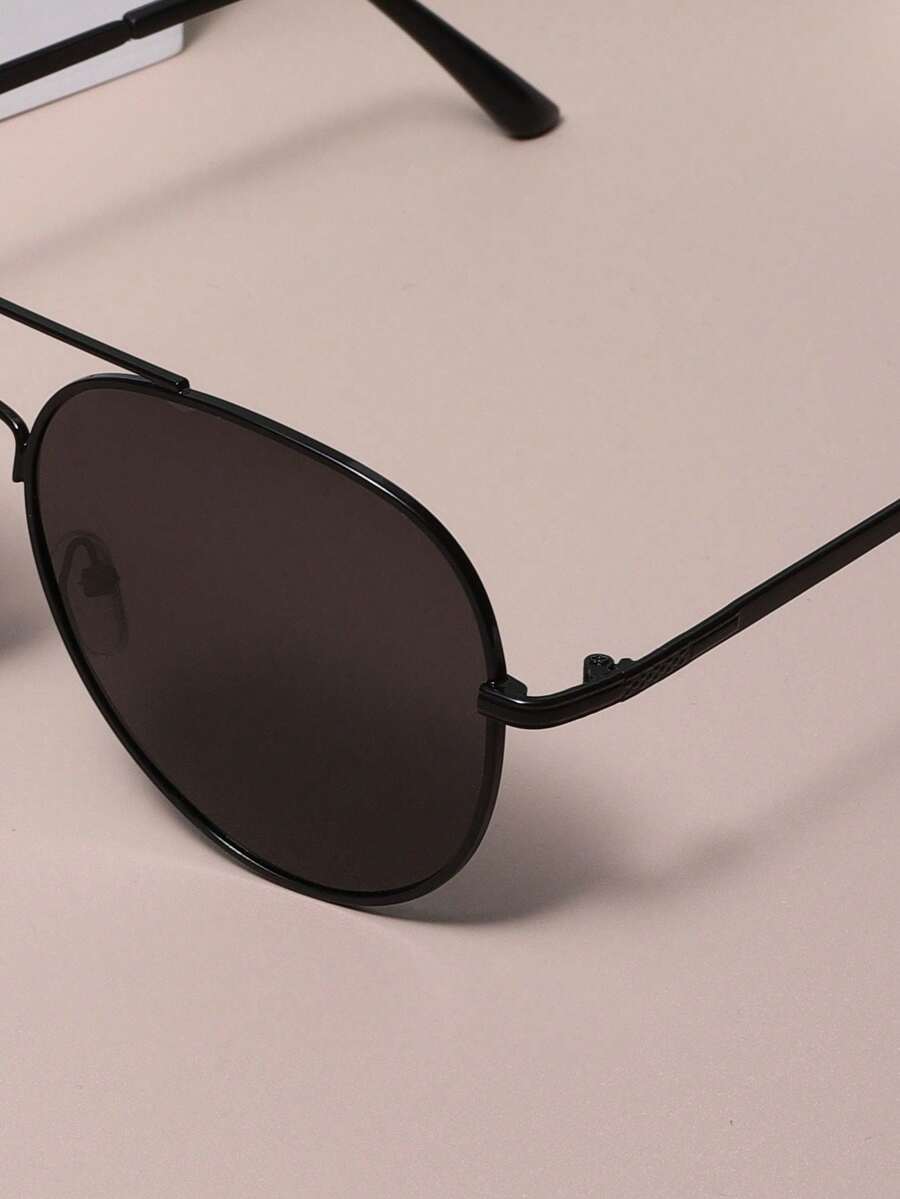 Gafas de estilo piloto de metal